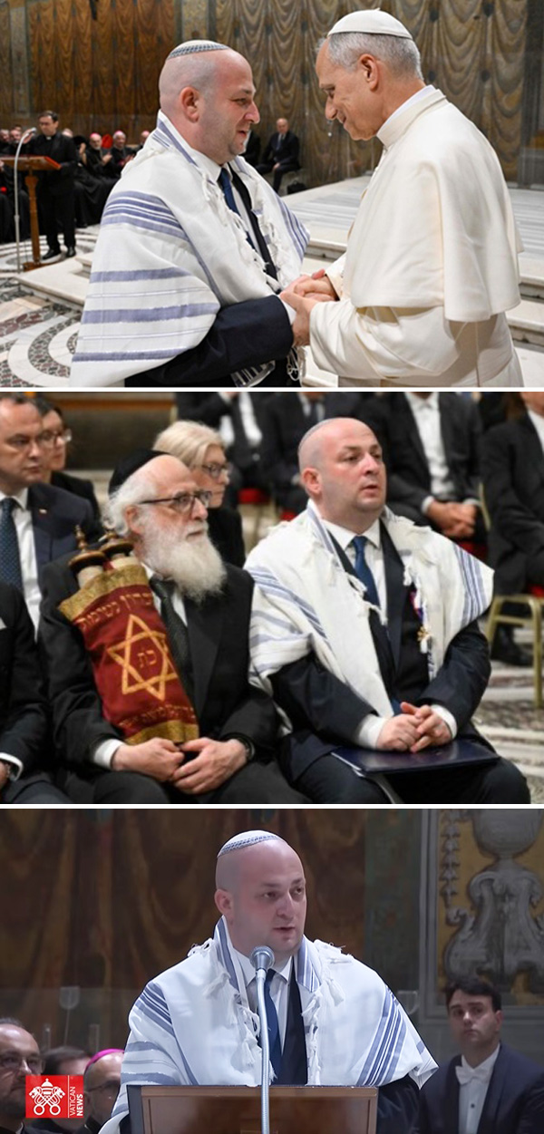 Romanian rabbi speaks at Sistine Chapel